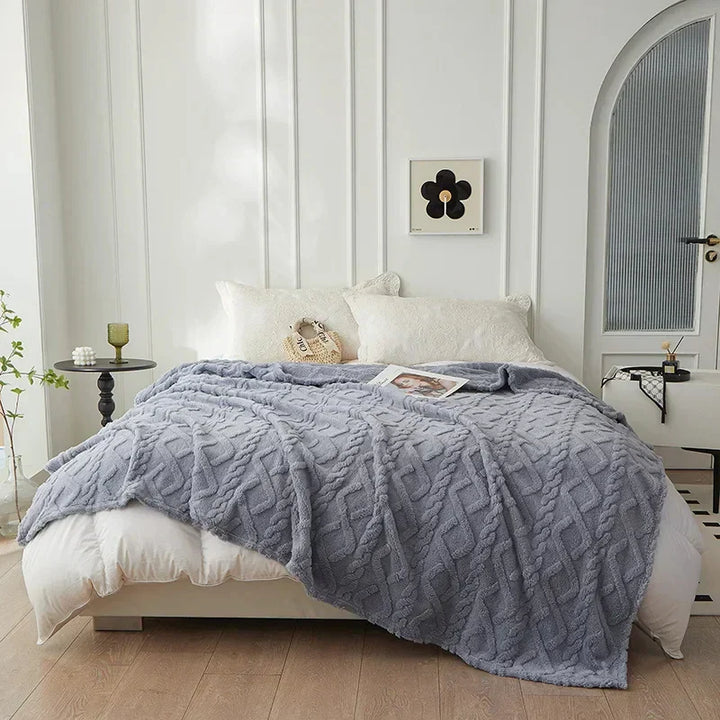 Luksus Lambswool TEppe for Soverom Luvikno