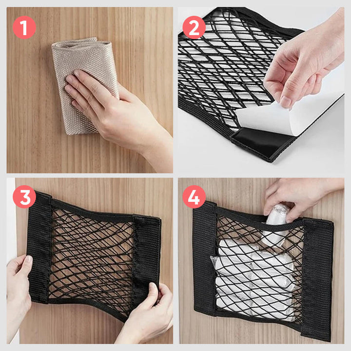 Mesh oppbevaringspose (med tape) | Luvikno