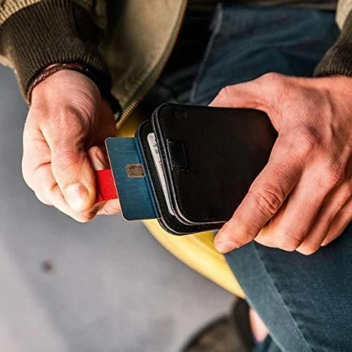 Men's Extra Thin Leather Wallet | Luvikno