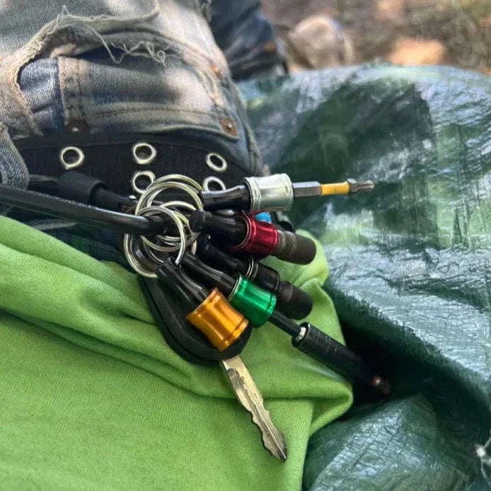 1/4" Sekskantet skrutrekker hodebrakett turtursekkspenne | Luvikno