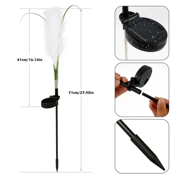 Dekorativ Rattan Hagebelysning - SunReed | Luvikno