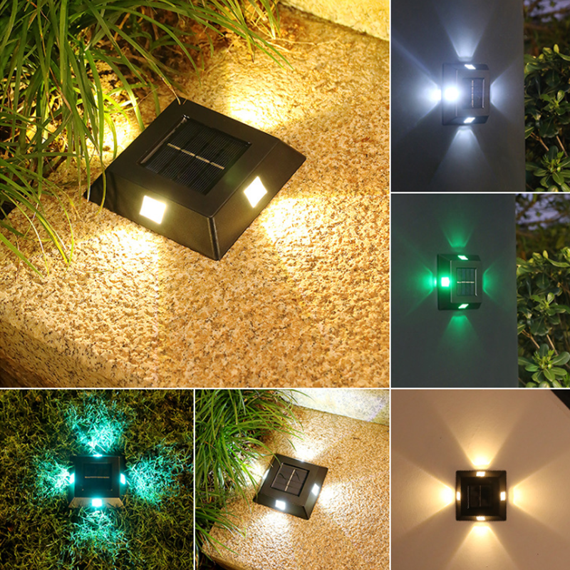 Solarvegglampe for utendørsområder | Luvikno