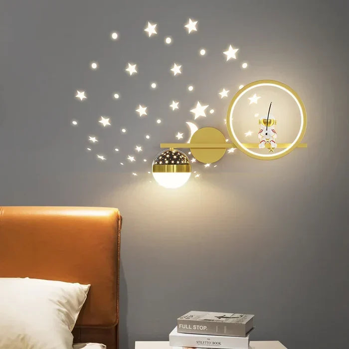 Vegglampe for barnerom - GlowNest | Luvikno