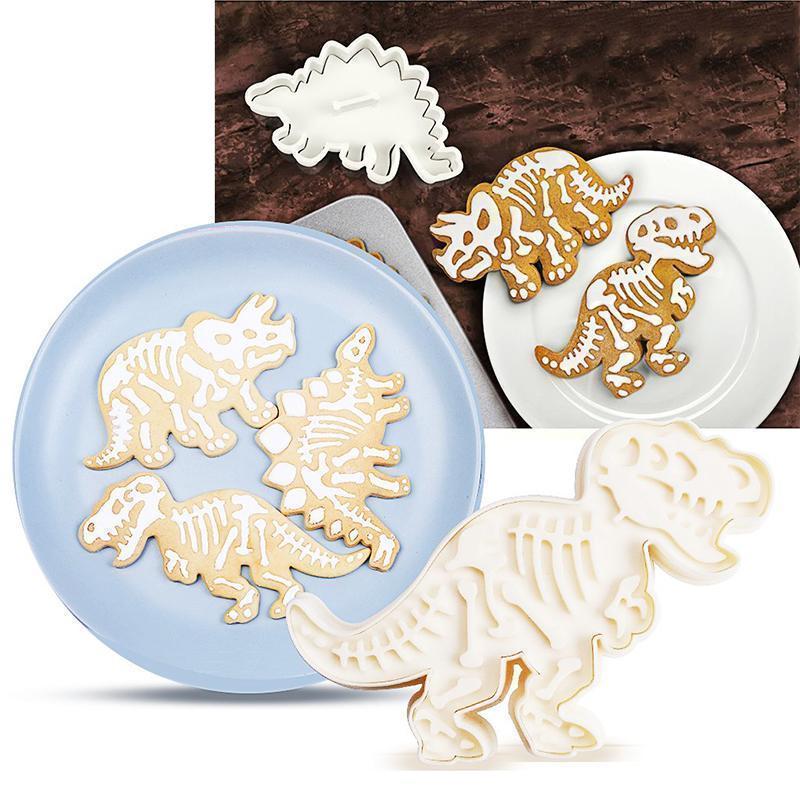 Dinosaur Kakeformer (3-pièces sett) | Luvikno