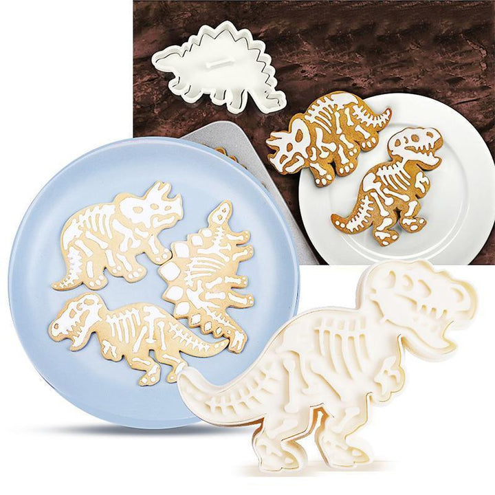 Dinosaur Kakeformer (3-pièces sett) | Luvikno