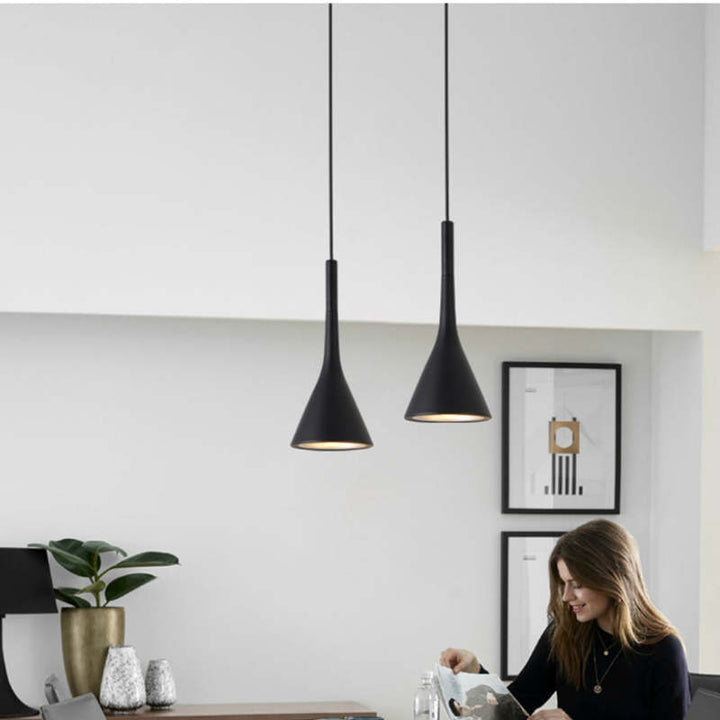 Moderne Trekant Pendellampe - Trionda | Luvikno
