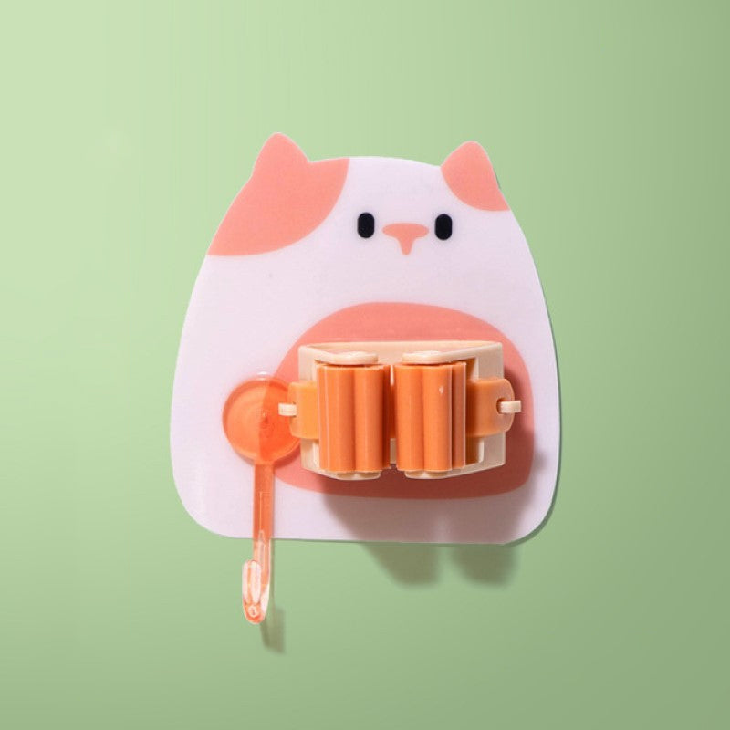 Single Cartoon Mop Holder | Luvikno