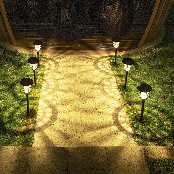 Premium Solar Torch Garden Lights - Set of 6 | Luvikno