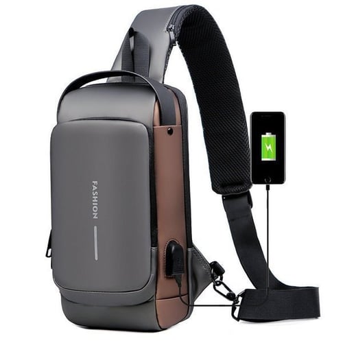 SecureGuard – Trendy Anti-innbrudd Crossbody Bag Luvikno