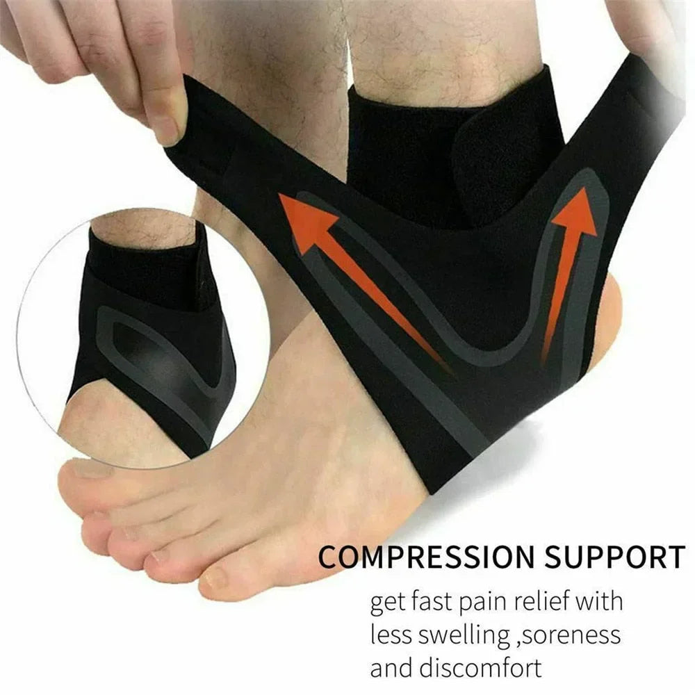 Luvikno | Plantar Ankelen X Wrap Støtte Kompresjons Sokker