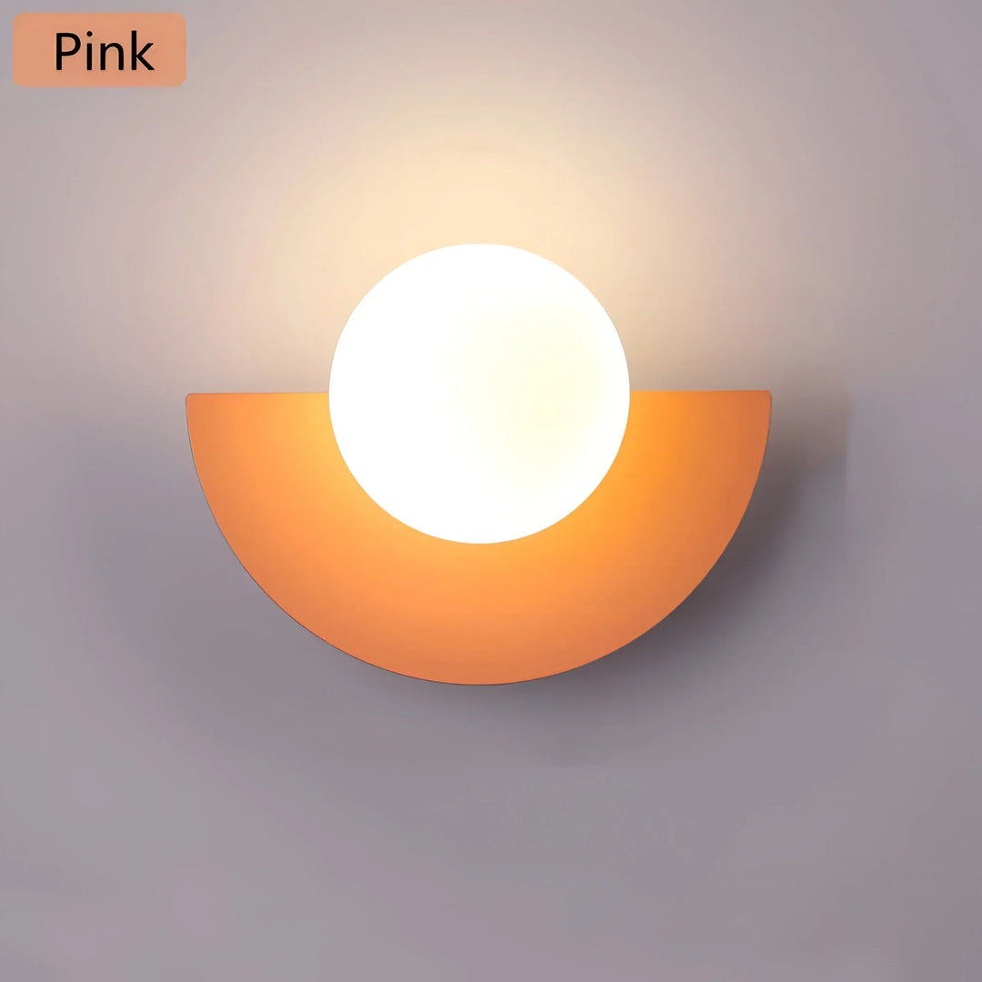 LumiGlow – Moderne Halvsirkel Vegglampe