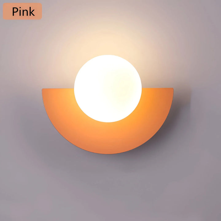 LumiGlow – Moderne Halvsirkel Vegglampe