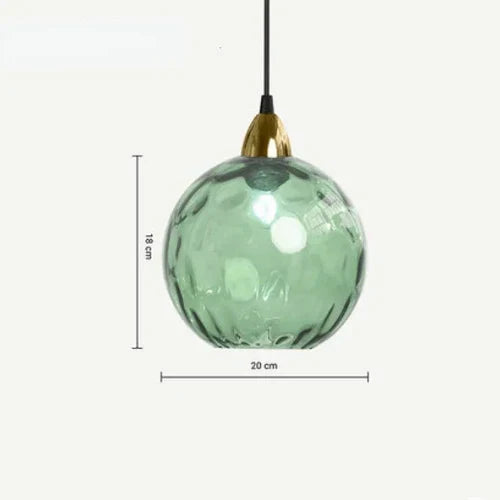 Glass Sphere Pendant Lamp - LumiSphere | Luvikno