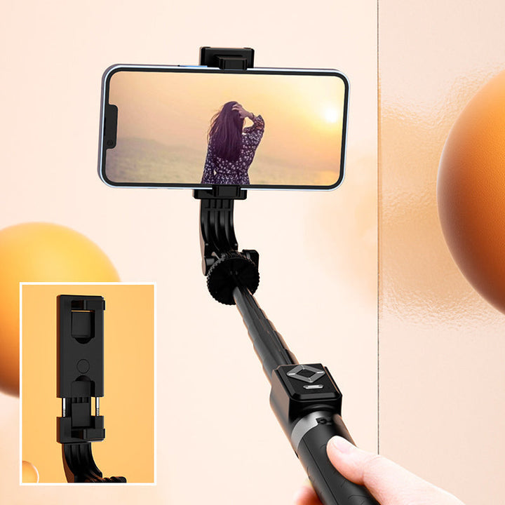 Selfie-stang med LED-tilleggslys | luvikno