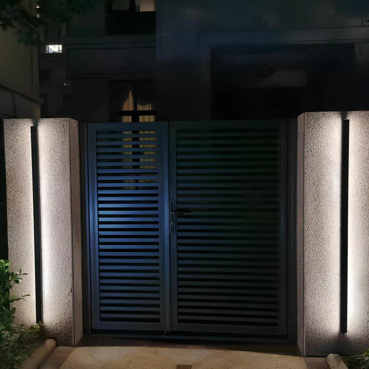 Utendørs Vegglampe Aluminium Moderne LED Vegglampe Luvikno