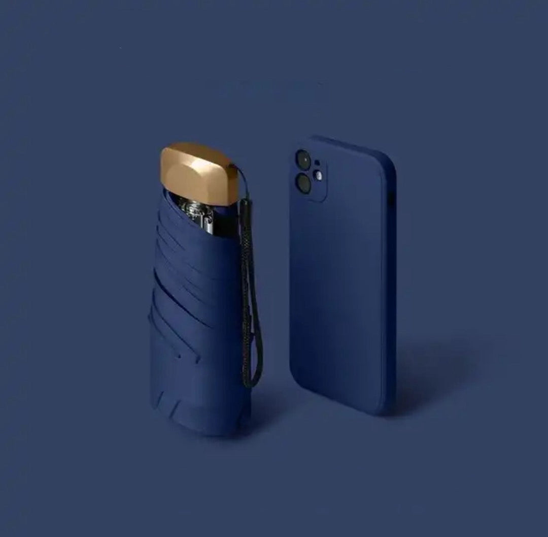 Mini Pocket Paraply UV Beskyttelse Kompakt | Luvikno