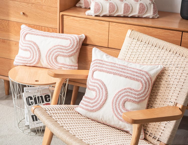 Abstrakte Loop-Tufted Pute | Luvikno