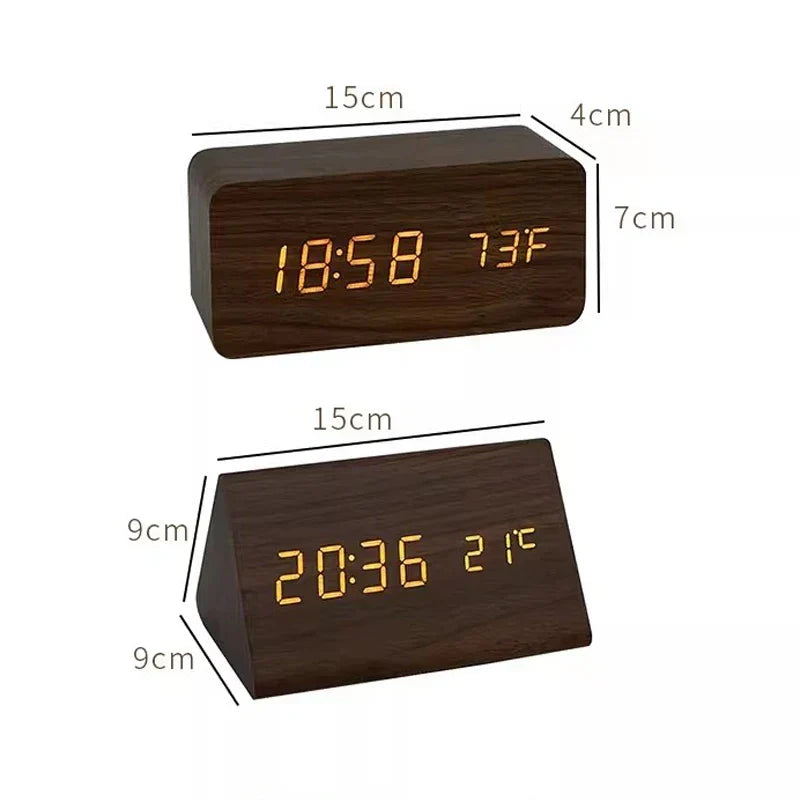 LED Stemme Kontroll Klokke | Luvikno