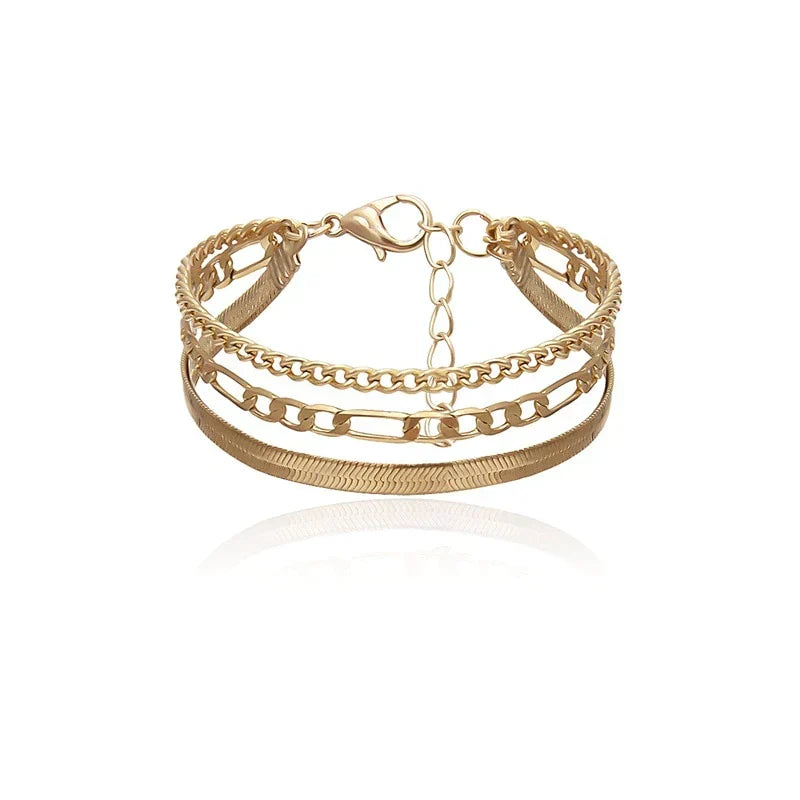 Sjarmerende Armbånd Trio | Delikat 3-delt Sett Luvikno