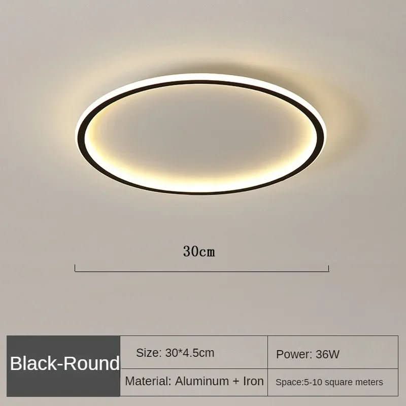 Luvikno | Skandinavisk LED taklampe med varmt, bländfritt lys