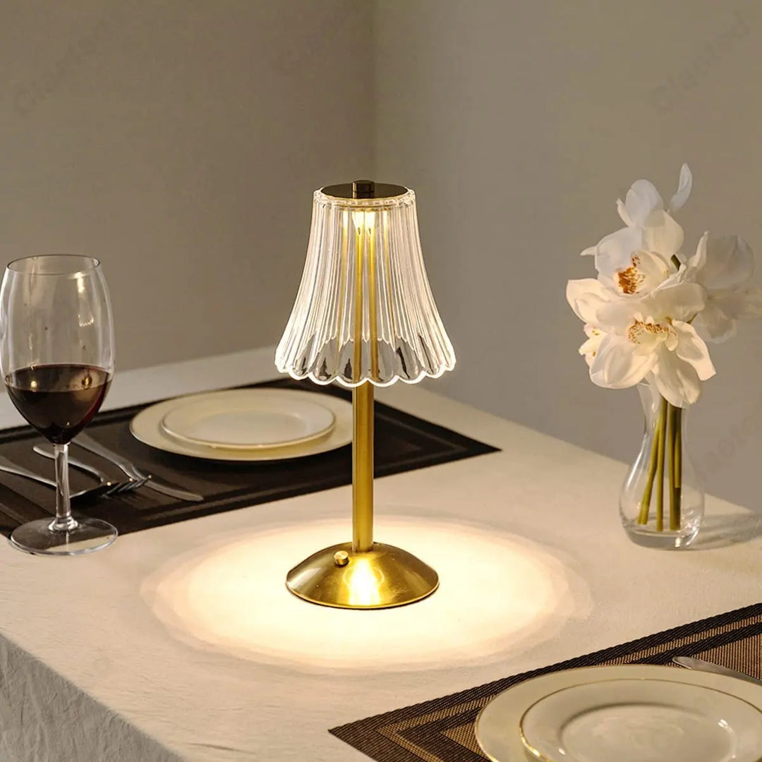 Luvikno | Cristalglow - Chic Trådlampen med Elegant Krystall Dekorasjon