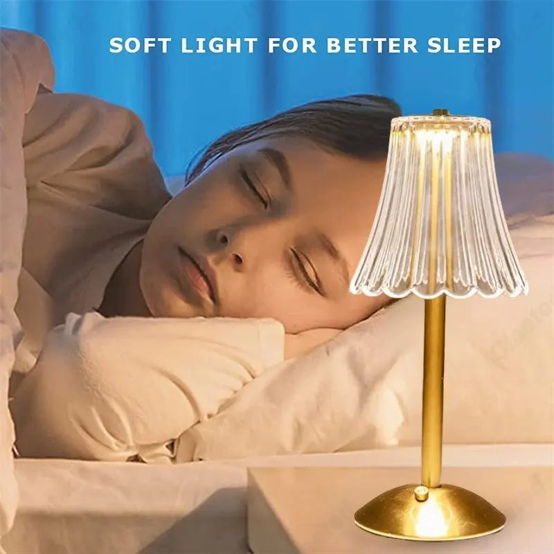Luvikno | Cristalglow - Chic Trådlampen med Elegant Krystall Dekorasjon