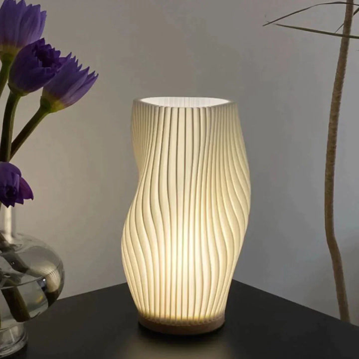 Bølgete Ambient Lampe - Sofia | Luvikno