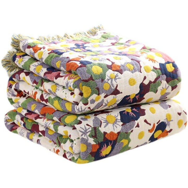 Bloom Pastoral Flower Wurfdecke | Luvikno