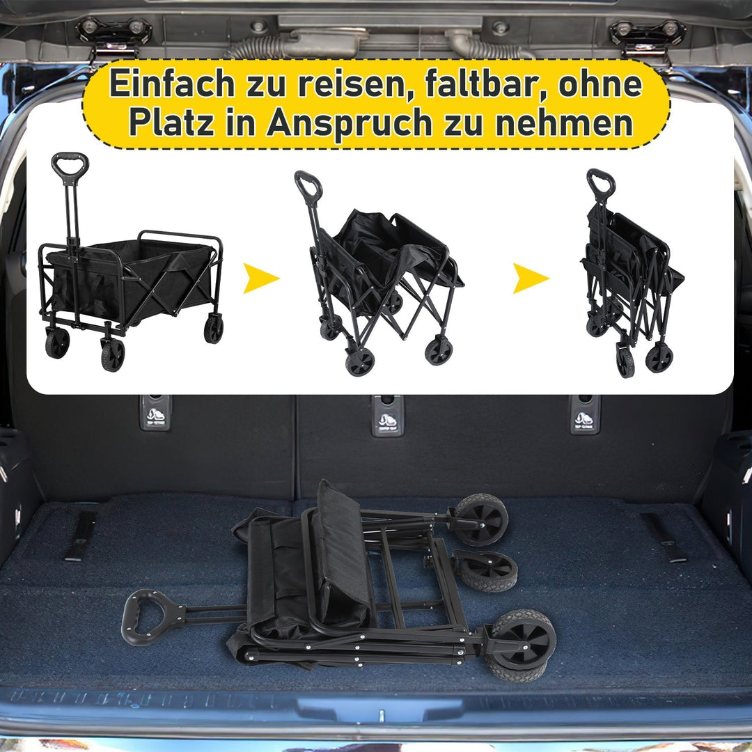 Trolley Transportvogn Sammenleggbar 60L | Luvikno