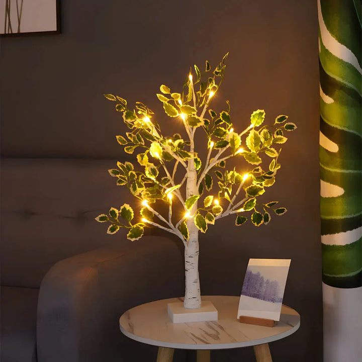 Luvikno | Magisk BrightTree Bordlampe – Elegant Treedesign med Varm LED-belysning