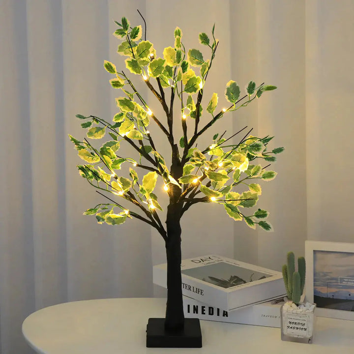 Luvikno | Magisk BrightTree Bordlampe – Elegant Treedesign med Varm LED-belysning