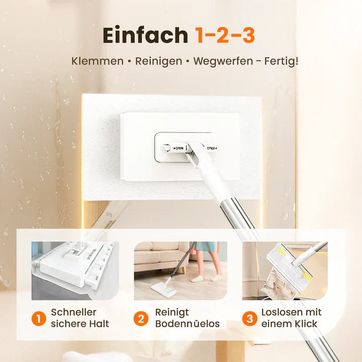 ReachClean Klutholder Mopp Utvidbar Hygienisk | Luvikno