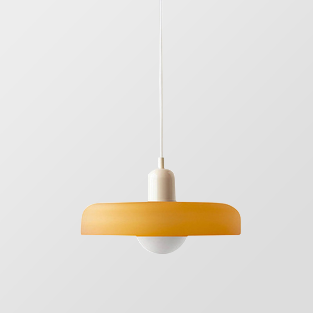 Bauhaus Fargerik Glass Pendelampe - Moderne Designlampe for Stue og Spisestue | Luvikno