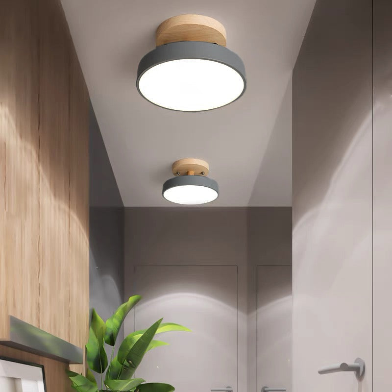 LED Taklampe Tre Flush Montering Fixture Luvikno