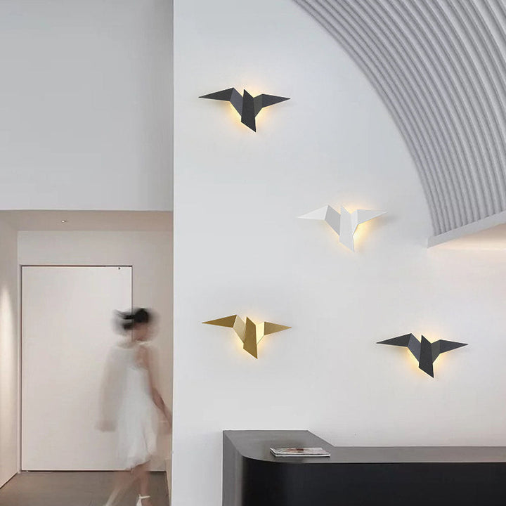Luvikno | Fugleformet Design Vegglampe – Bring Naturlig Eleganse inn i Hjemmet