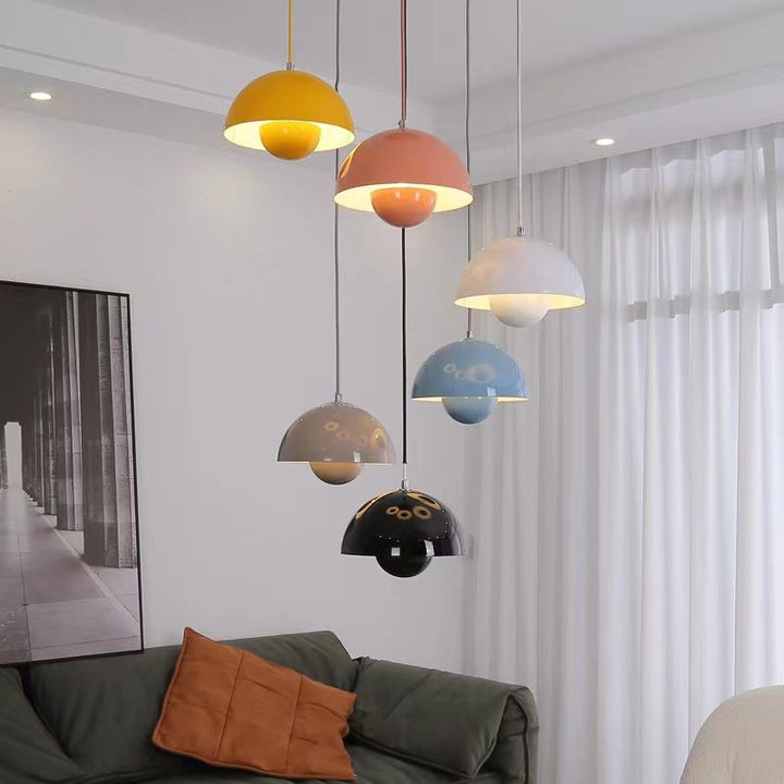 Luvikno | AuraLuxe LED Pendellampe | Moderne Design | Dimmbar Stemningslys | Elegant Belysning for Spisestue & Stue