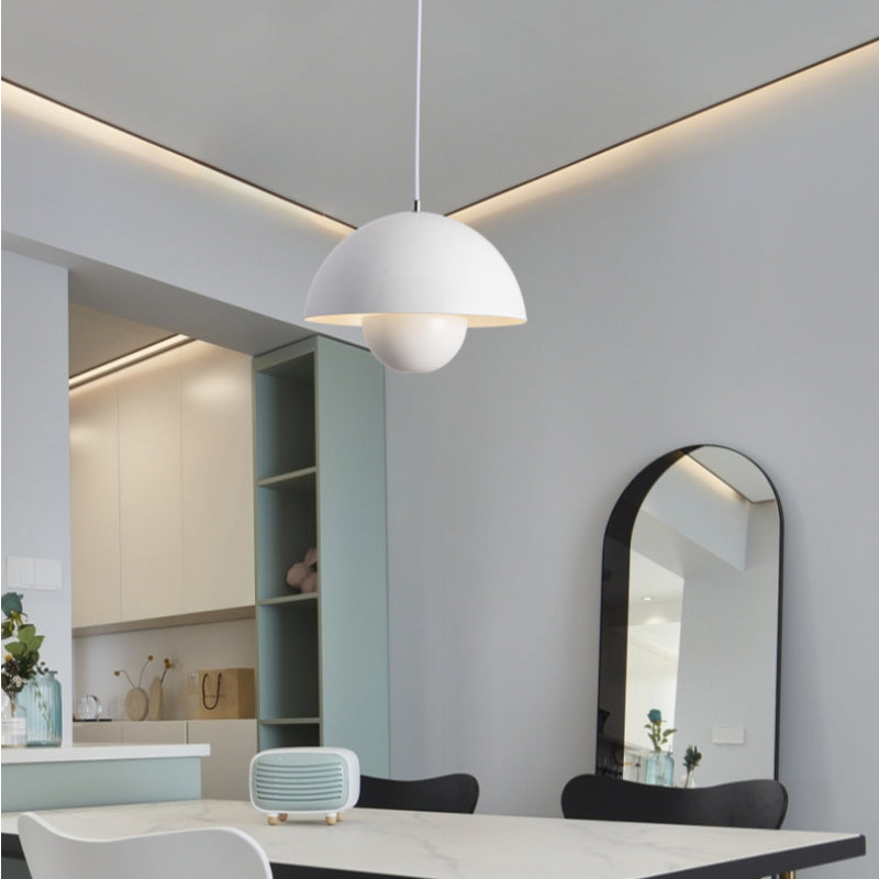 Luvikno | AuraLuxe LED Pendellampe | Moderne Design | Dimmbar Stemningslys | Elegant Belysning for Spisestue & Stue