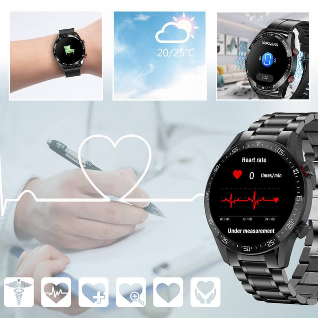 SwissActive Smartwatch – Avansert Multifunksjonell Klokke Luvikno