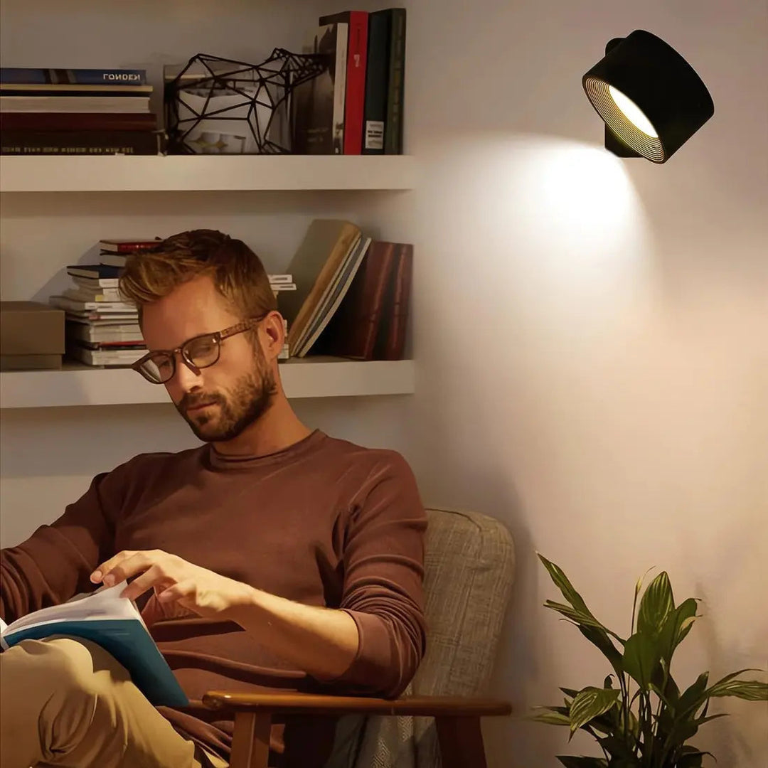 Luvikno | Vegglampe Oppladbar Trådløs 360°