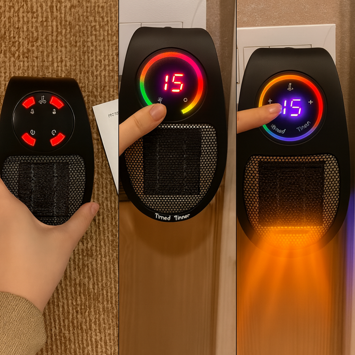 Elektrisk romvarmer Bærbar keramisk romvarmer Justerbar temperatur Luvikno