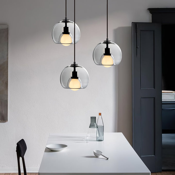 Luvikno | ÉclatPure Pendellampe - Minimalistisk LED Pendellampe for Stylige Rom