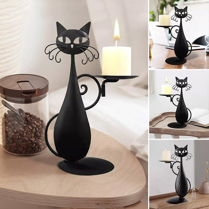 Kortholder svart katt | luvikno