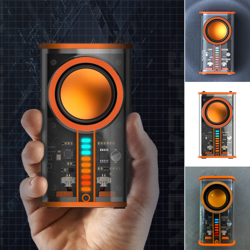 Transparent Mecha Trådløs Bluetooth Høyttaler | Luvikno