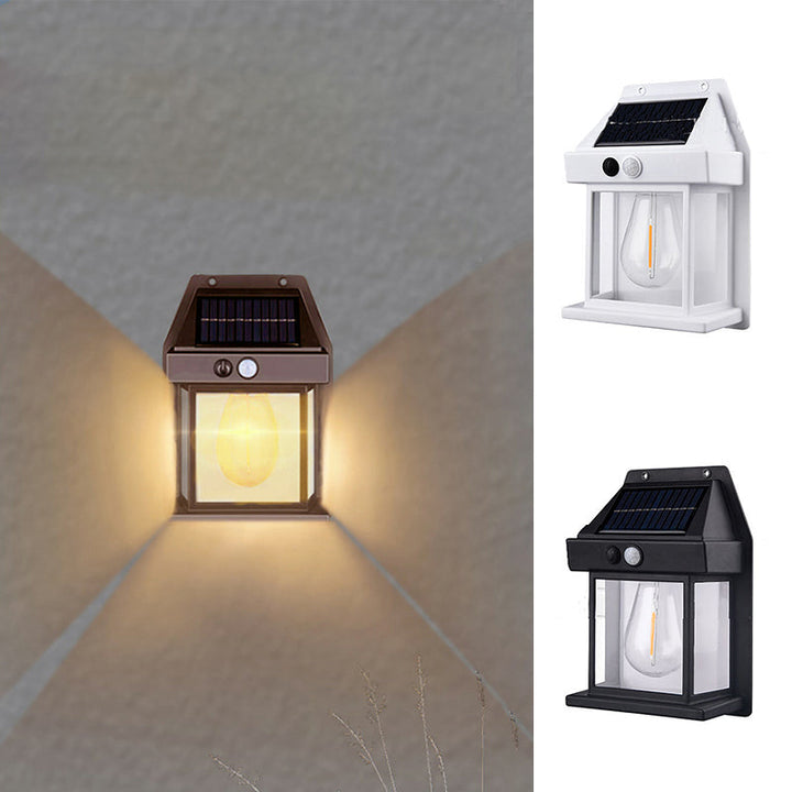 Solar Wolfram Vegglampe | Luvikno
