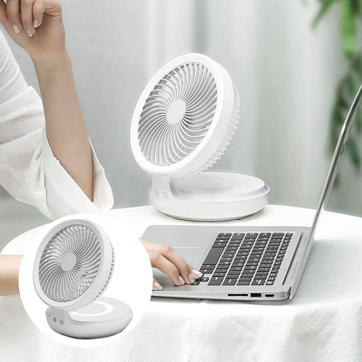 Foldbar skrivebordsvifte | Luvikno