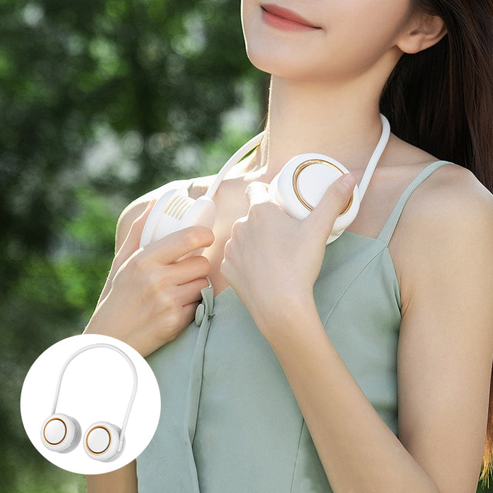 Foldbar USB Mini Bærbar Nakke Vifte | Luvikno