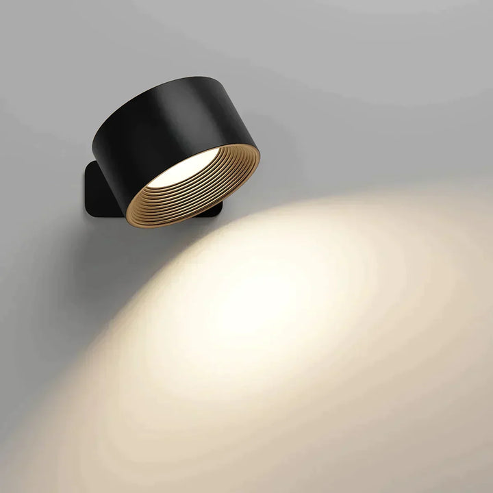 Luvikno | Trådløs oppladbar 360° vegglampe | Energisparende LED, berøringskontroll og allsidig for boligbelysning