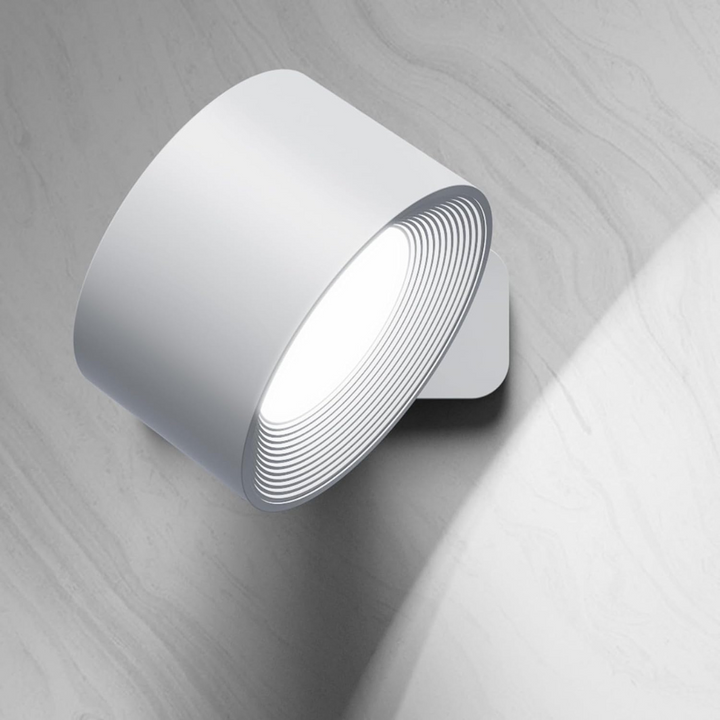 Luvikno | Trådløs oppladbar 360° vegglampe | Energisparende LED, berøringskontroll og allsidig for boligbelysning