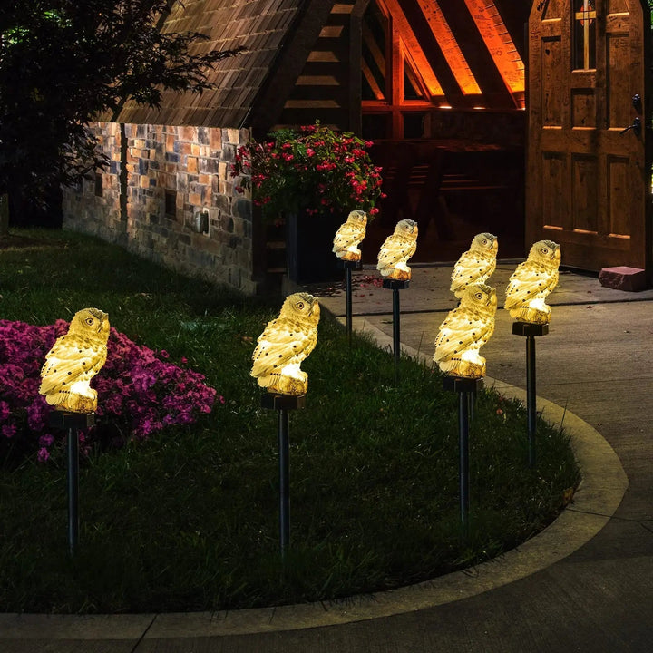 Eule glühen | Eule Solar lampe | Luvikno