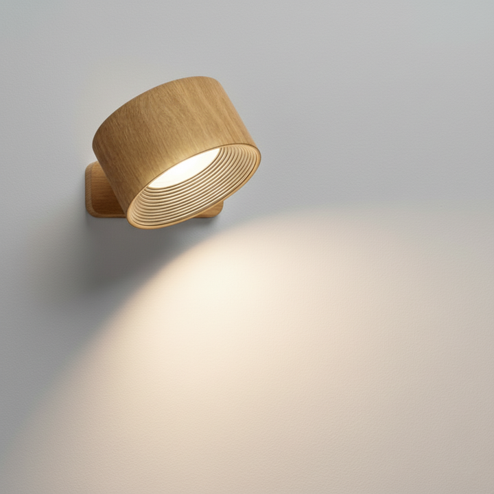 Trådløs Vegglampe – 360° Justerbar og Oppladbar LED-belysning (USB)